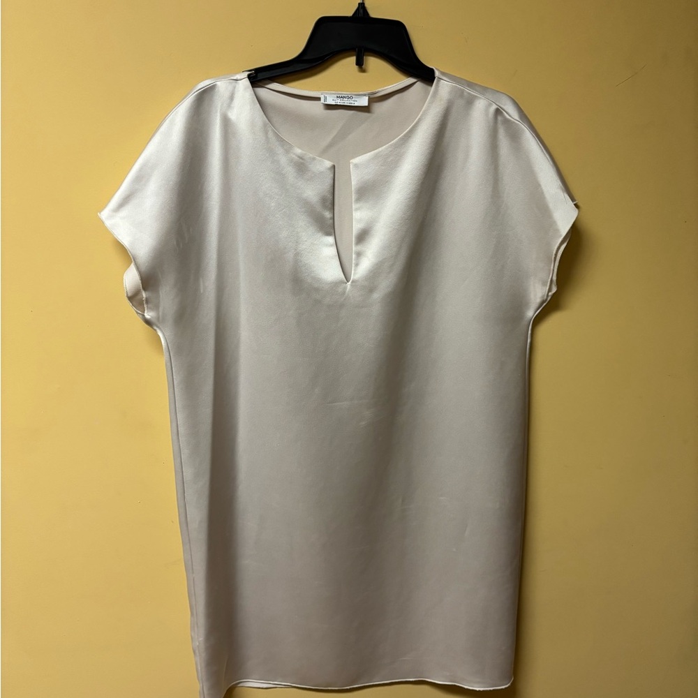 Elegant Cream Women's Top